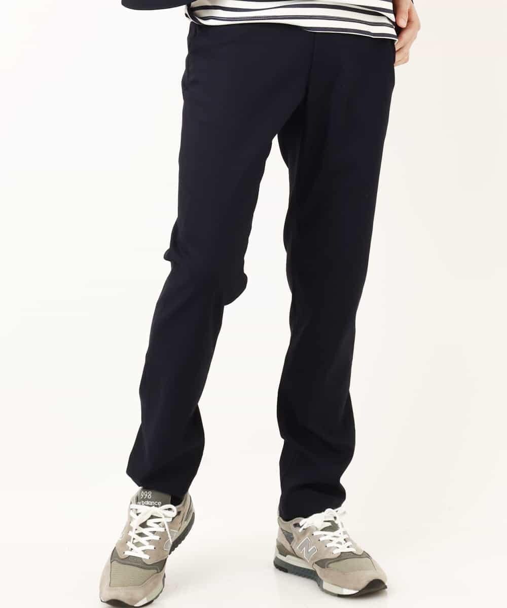 MKLGP65130 MK MICHEL KLEIN HOMME(MKミッシェルクランオム) リネンドビースラックス ネイビー