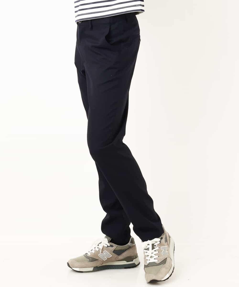 MKLGP65130 MK MICHEL KLEIN HOMME(MKミッシェルクランオム) リネンドビースラックス ネイビー
