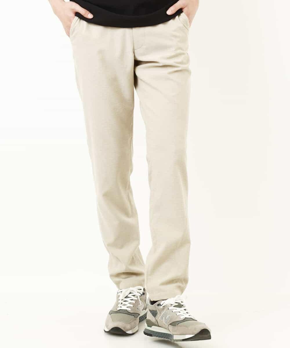 MKLGP65130 MK MICHEL KLEIN HOMME(MKミッシェルクランオム) リネンドビースラックス ベージュ