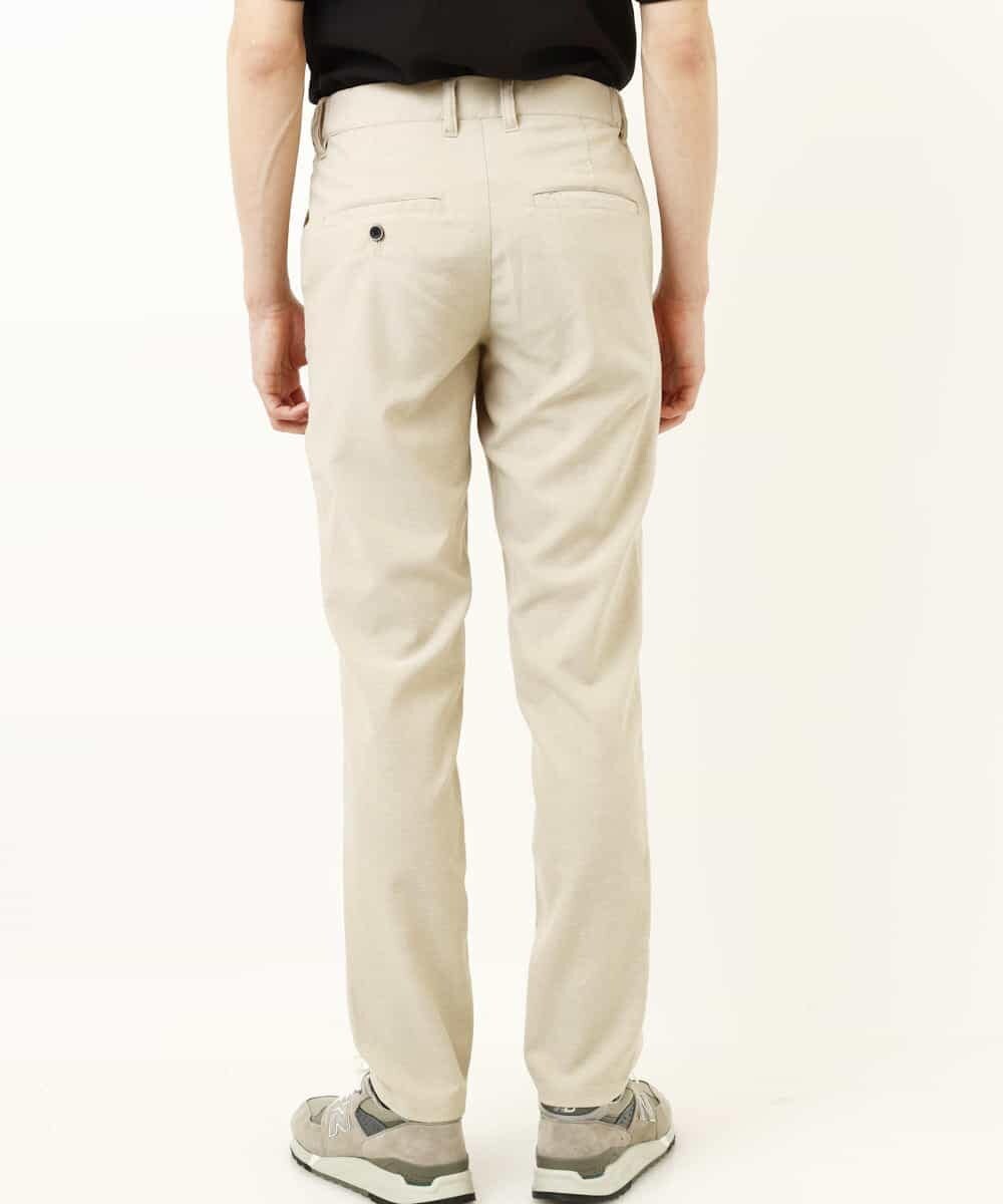 MKLGP65130 MK MICHEL KLEIN HOMME(MKミッシェルクランオム) リネンドビースラックス ベージュ