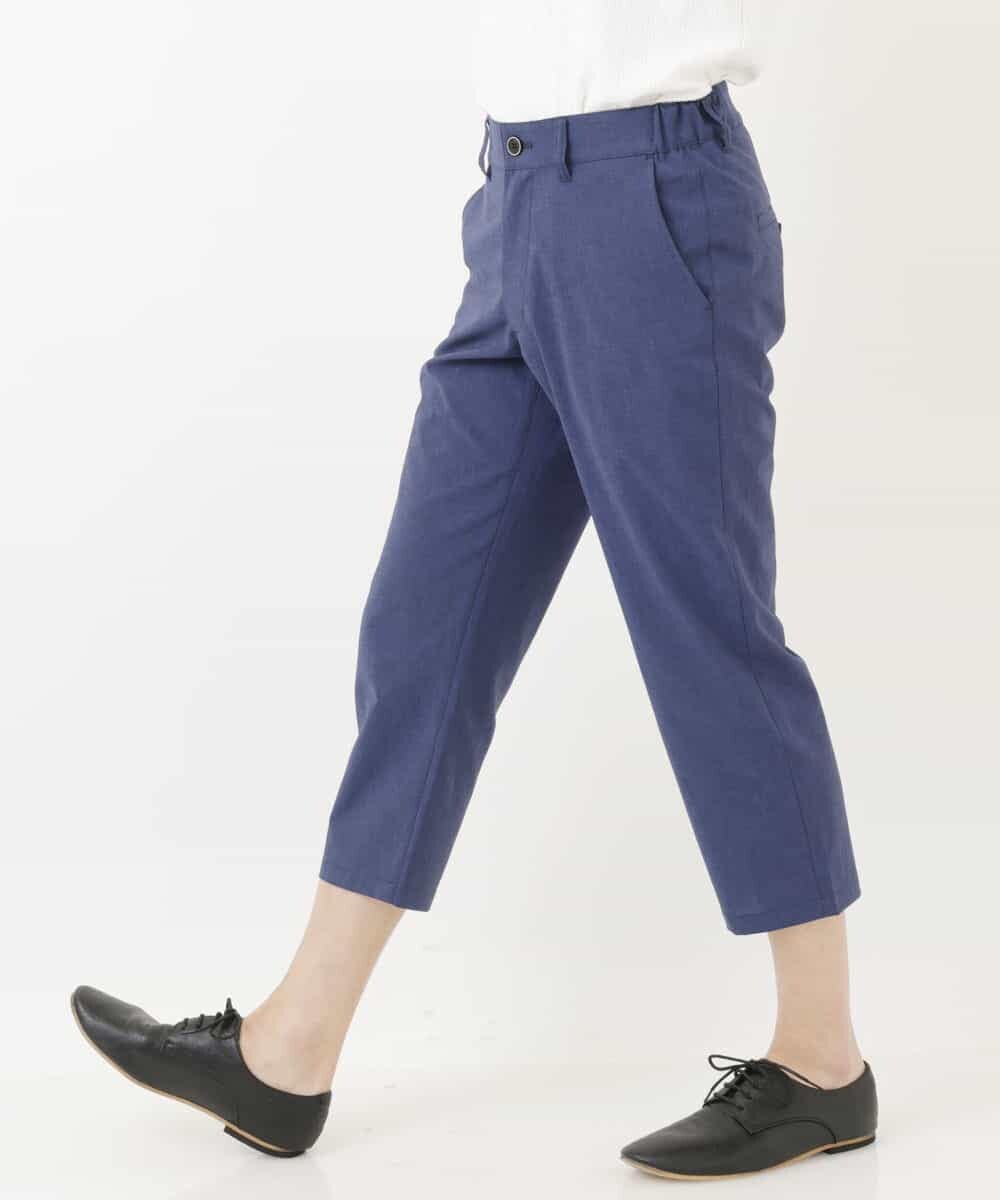MKLGR07110 MK MICHEL KLEIN HOMME(MKミッシェルクランオム) ストレッチ七分丈パンツ ブルー