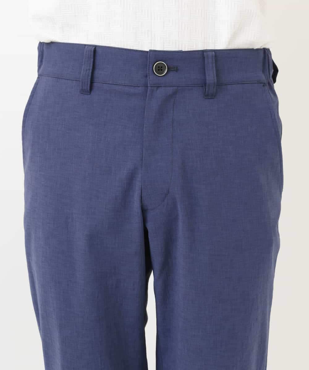 MKLGR07110 MK MICHEL KLEIN HOMME(MKミッシェルクランオム) ストレッチ七分丈パンツ ブルー