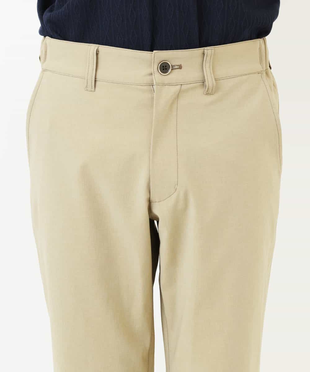 MKLGR07110 MK MICHEL KLEIN HOMME(MKミッシェルクランオム) ストレッチ七分丈パンツ ベージュ