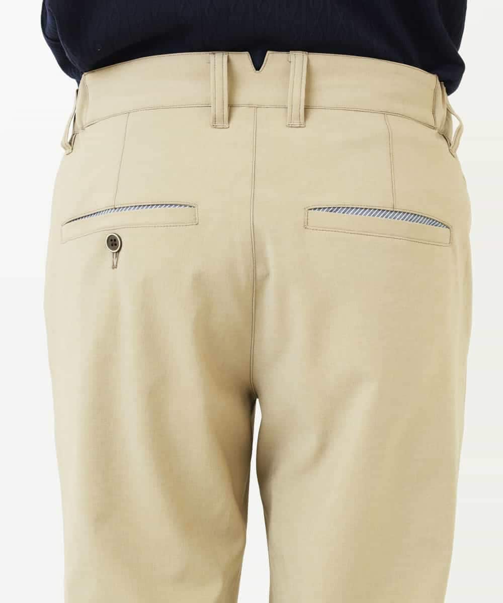 MKLGR07110 MK MICHEL KLEIN HOMME(MKミッシェルクランオム) ストレッチ七分丈パンツ ベージュ