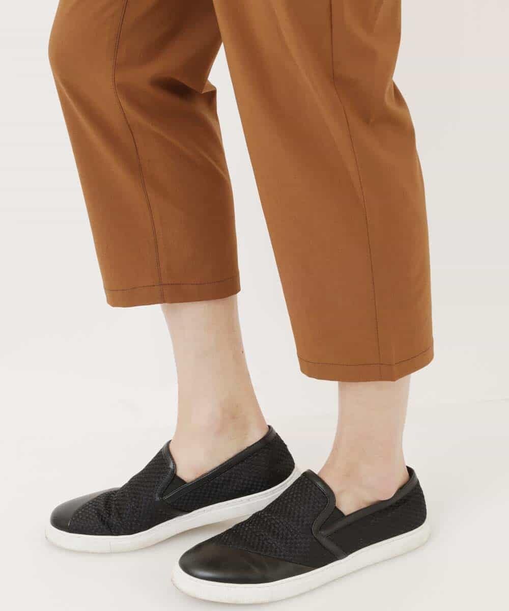 MKLGR07110 MK MICHEL KLEIN HOMME(MKミッシェルクランオム) ストレッチ七分丈パンツ ブラウン