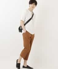 MKLGR07110 MK MICHEL KLEIN HOMME(MKミッシェルクランオム) ストレッチ七分丈パンツ ブラウン