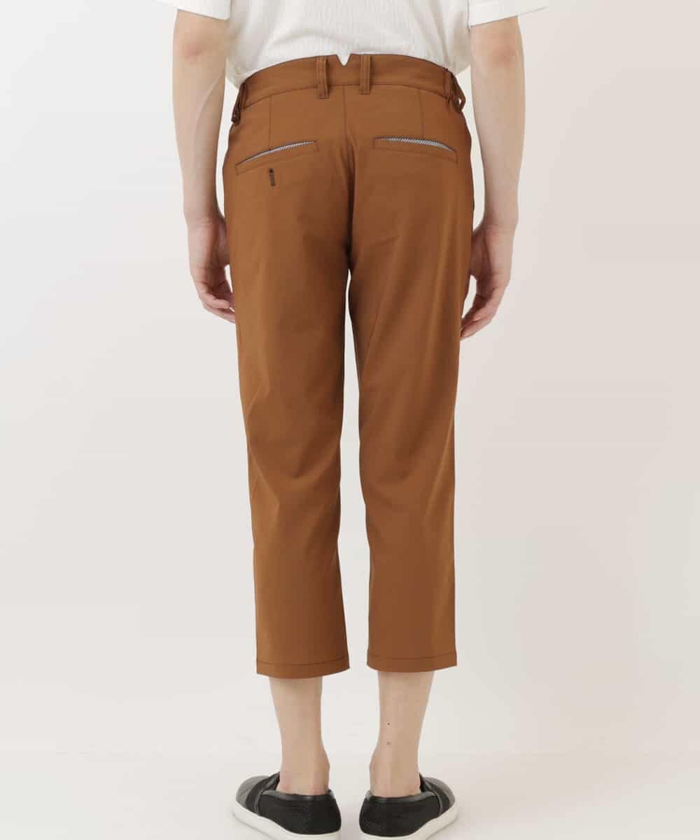 MKLGR07110 MK MICHEL KLEIN HOMME(MKミッシェルクランオム) ストレッチ七分丈パンツ ブラウン