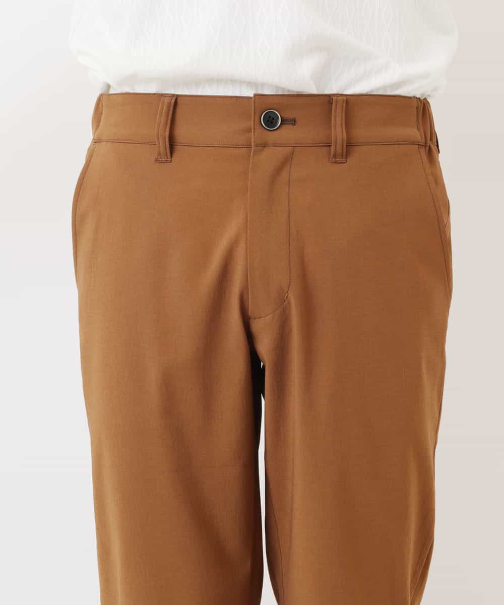 MKLGR07110 MK MICHEL KLEIN HOMME(MKミッシェルクランオム) ストレッチ七分丈パンツ ブラウン