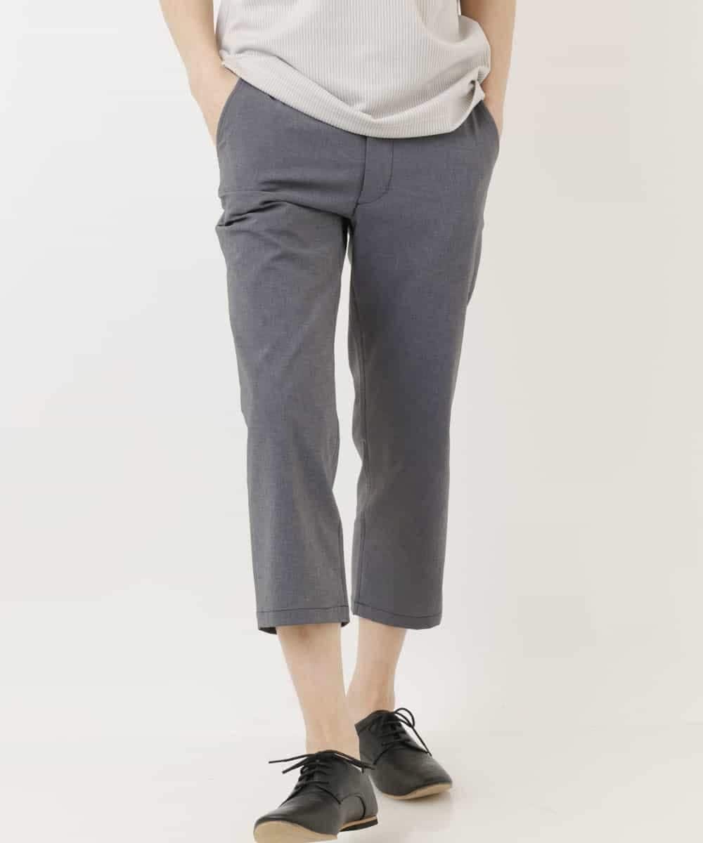 MKLGR07110 MK MICHEL KLEIN HOMME(MKミッシェルクランオム) ストレッチ七分丈パンツ ダークグレー