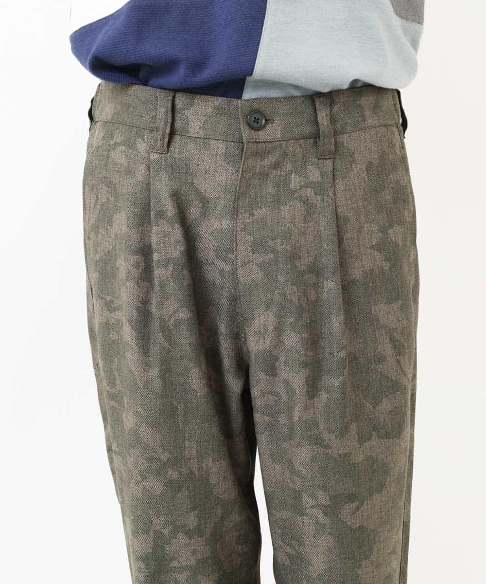 MKLGR10130 MK MICHEL KLEIN HOMME(MKミッシェルクランオム) ボタニカルパンツ カーキ