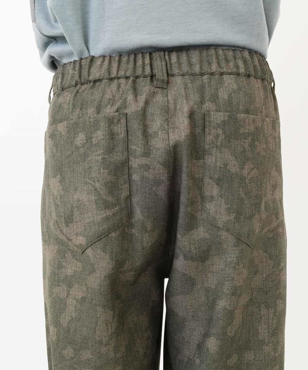 MKLGR10130 MK MICHEL KLEIN HOMME(MKミッシェルクランオム) ボタニカルパンツ カーキ