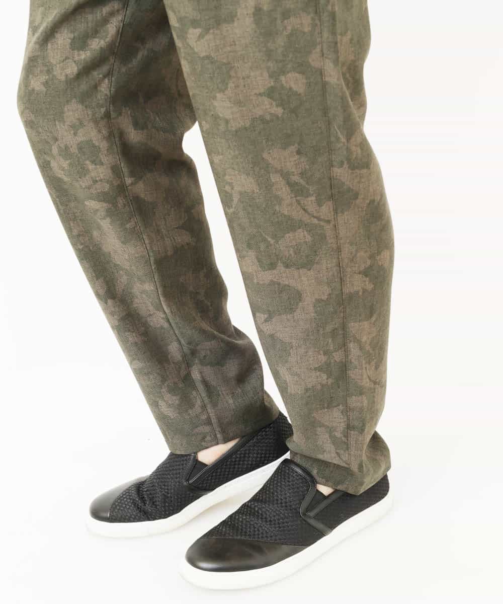 MKLGR10130 MK MICHEL KLEIN HOMME(MKミッシェルクランオム) ボタニカルパンツ カーキ