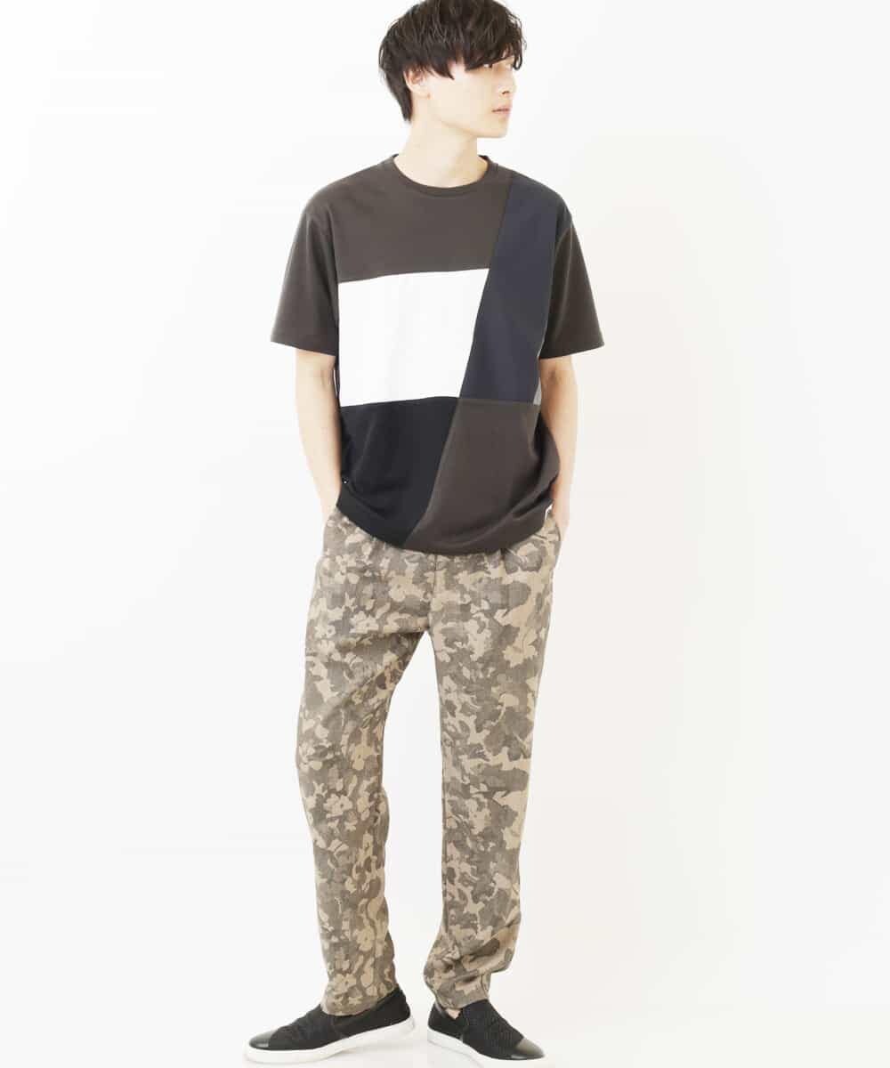 MKLGR10130 MK MICHEL KLEIN HOMME(MKミッシェルクランオム) ボタニカルパンツ ベージュ