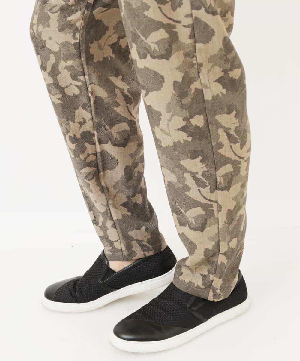 MKLGR10130 MK MICHEL KLEIN HOMME(MKミッシェルクランオム) ボタニカルパンツ ベージュ