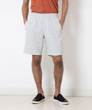 MKLGR20059 MK MICHEL KLEIN HOMME(MKミッシェルクランオム) ヘリンボーンショートパンツ ライトグレー
