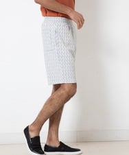 MKLGR20059 MK MICHEL KLEIN HOMME(MKミッシェルクランオム) ヘリンボーンショートパンツ ライトグレー