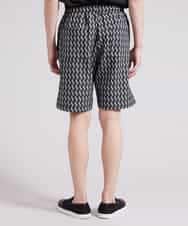 MKLGR20059 MK MICHEL KLEIN HOMME(MKミッシェルクランオム) ヘリンボーンショートパンツ ブラック