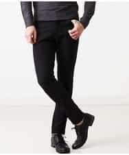 MKLGR37110 MK MICHEL KLEIN HOMME(MKミッシェルクランオム) ストレッチパンツ ブラック