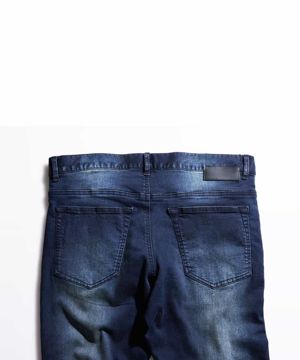 MKLGR41130 MK MICHEL KLEIN HOMME(MKミッシェルクランオム) スキニーストレッチパンツ ブルー