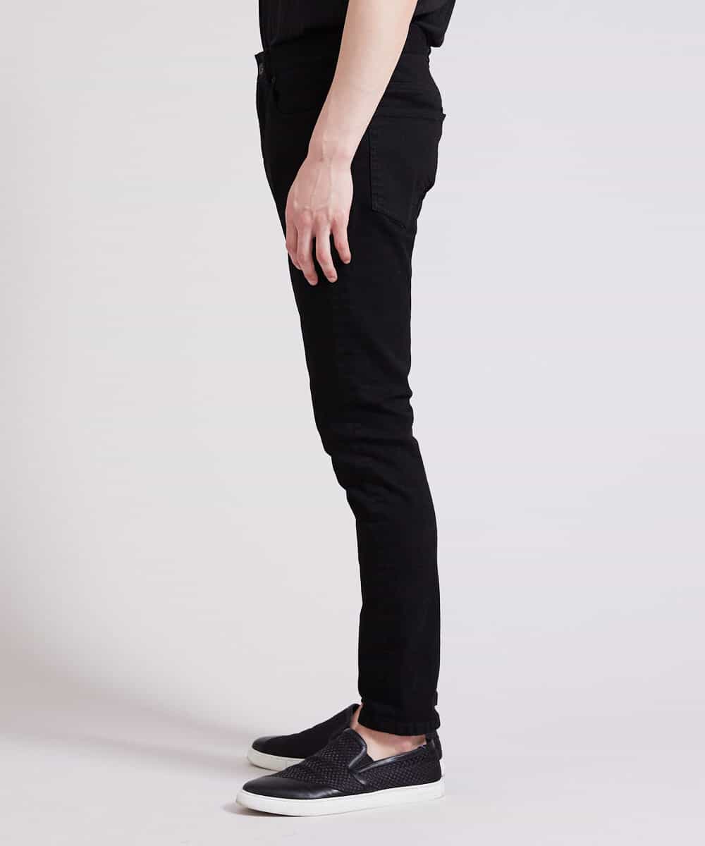 MKLGR41130 MK MICHEL KLEIN HOMME(MKミッシェルクランオム) スキニーストレッチパンツ ブラック
