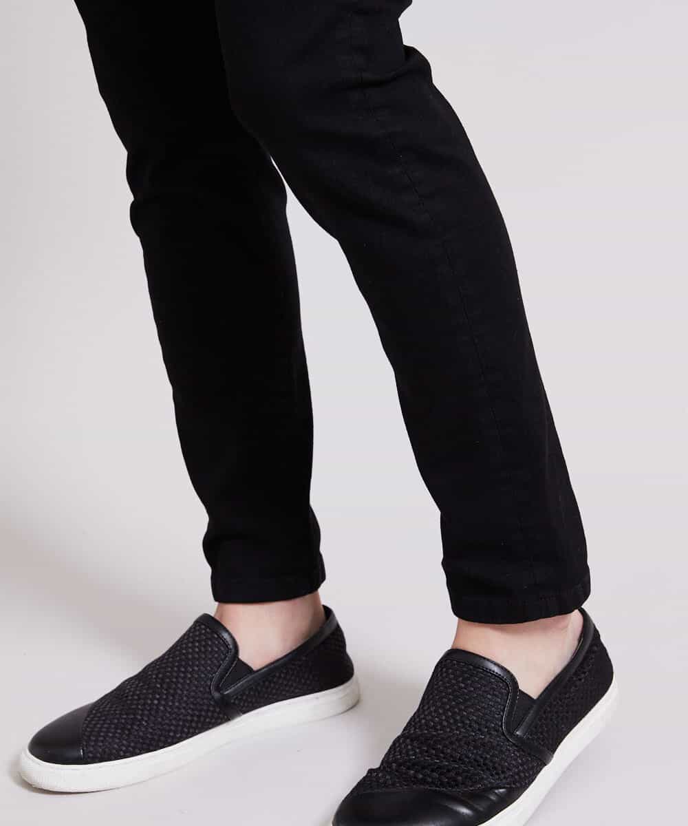 MKLGR41130 MK MICHEL KLEIN HOMME(MKミッシェルクランオム) スキニーストレッチパンツ ブラック