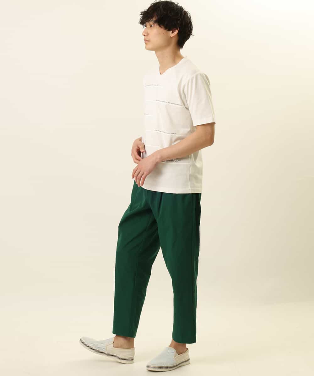MKLGR42080 MK MICHEL KLEIN HOMME(MKミッシェルクランオム) ドライイージーパンツ グリーン