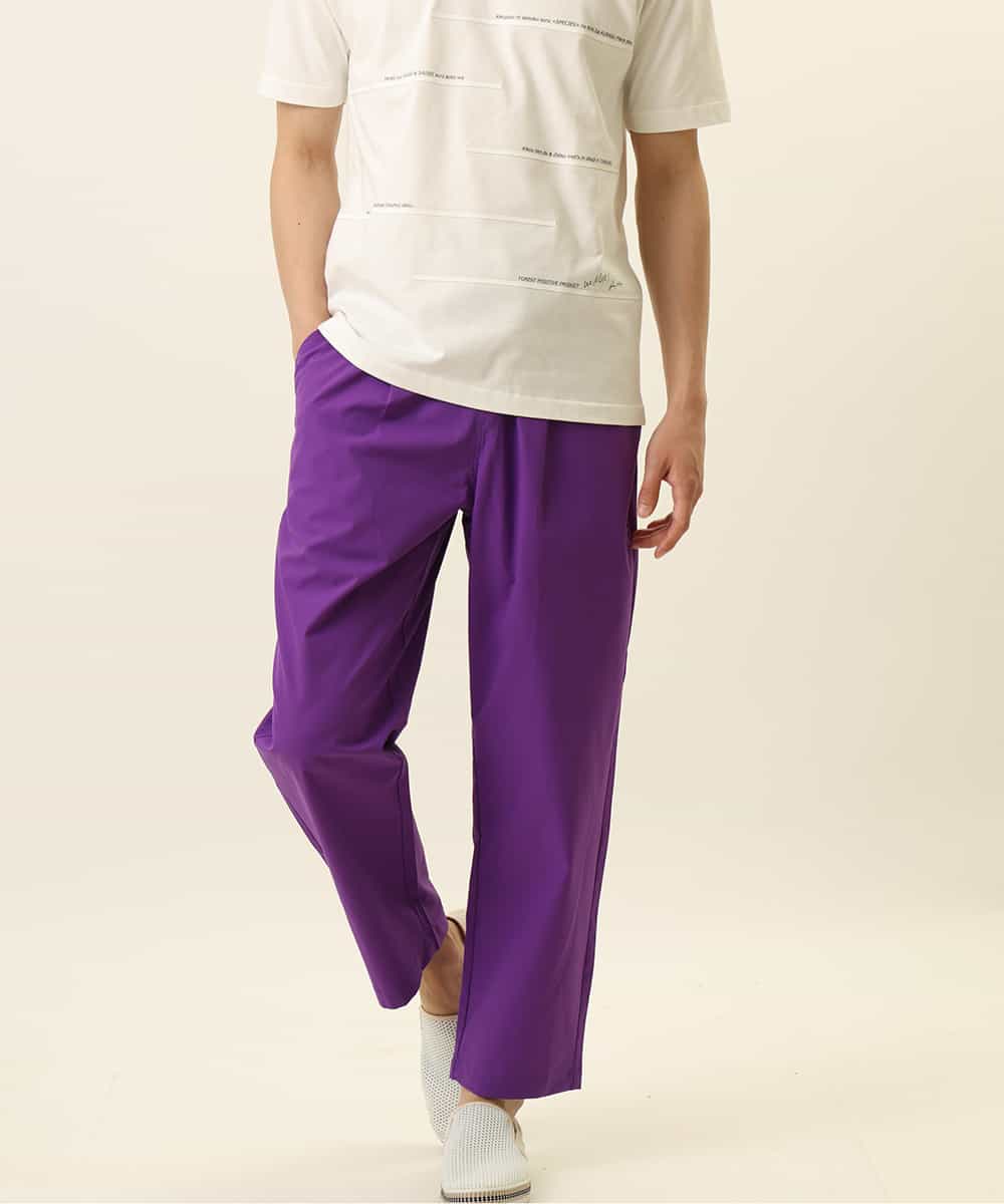 MKLGR42080 MK MICHEL KLEIN HOMME(MKミッシェルクランオム) ドライイージーパンツ パープル
