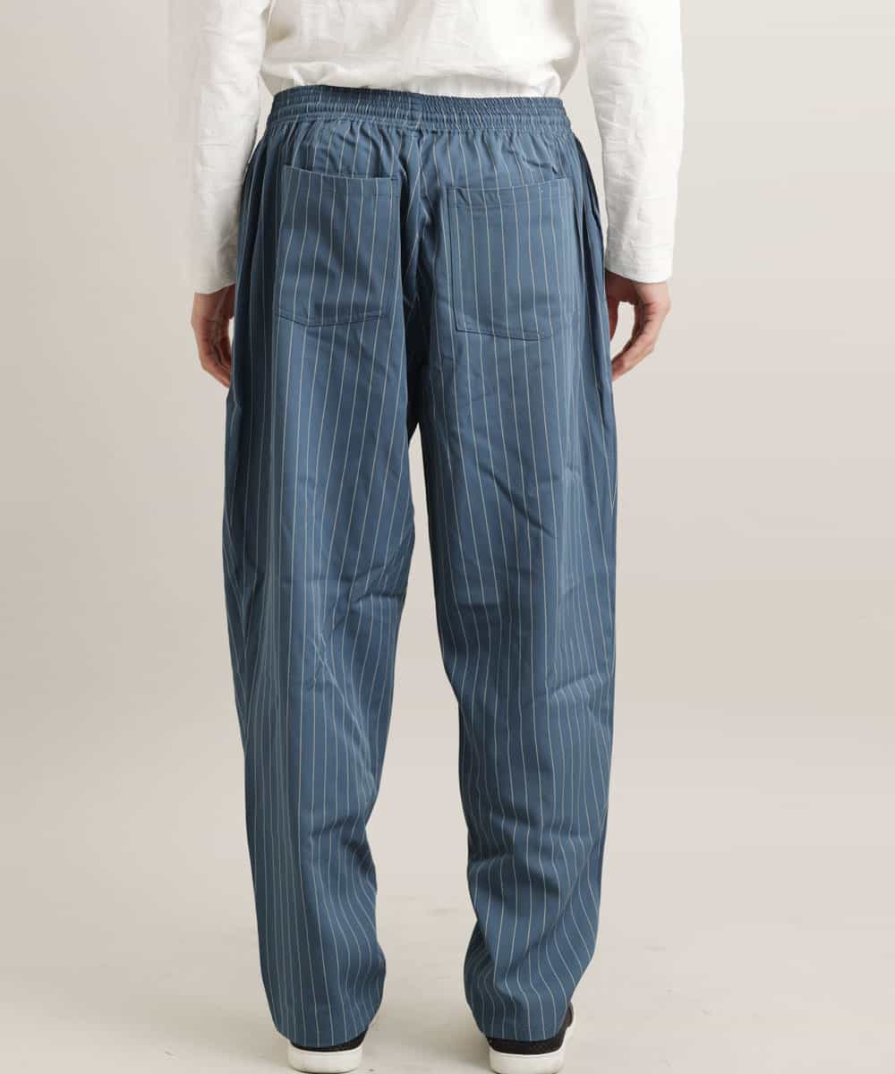 MKLGR86075 MK MICHEL KLEIN HOMME(MKミッシェルクランオム) ポリエステルワイドパンツ ネイビー