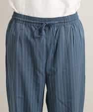 MKLGR86075 MK MICHEL KLEIN HOMME(MKミッシェルクランオム) ポリエステルワイドパンツ ネイビー