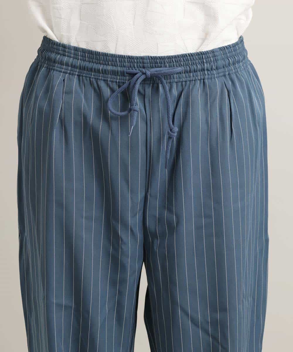 MKLGR86075 MK MICHEL KLEIN HOMME(MKミッシェルクランオム) ポリエステルワイドパンツ ネイビー