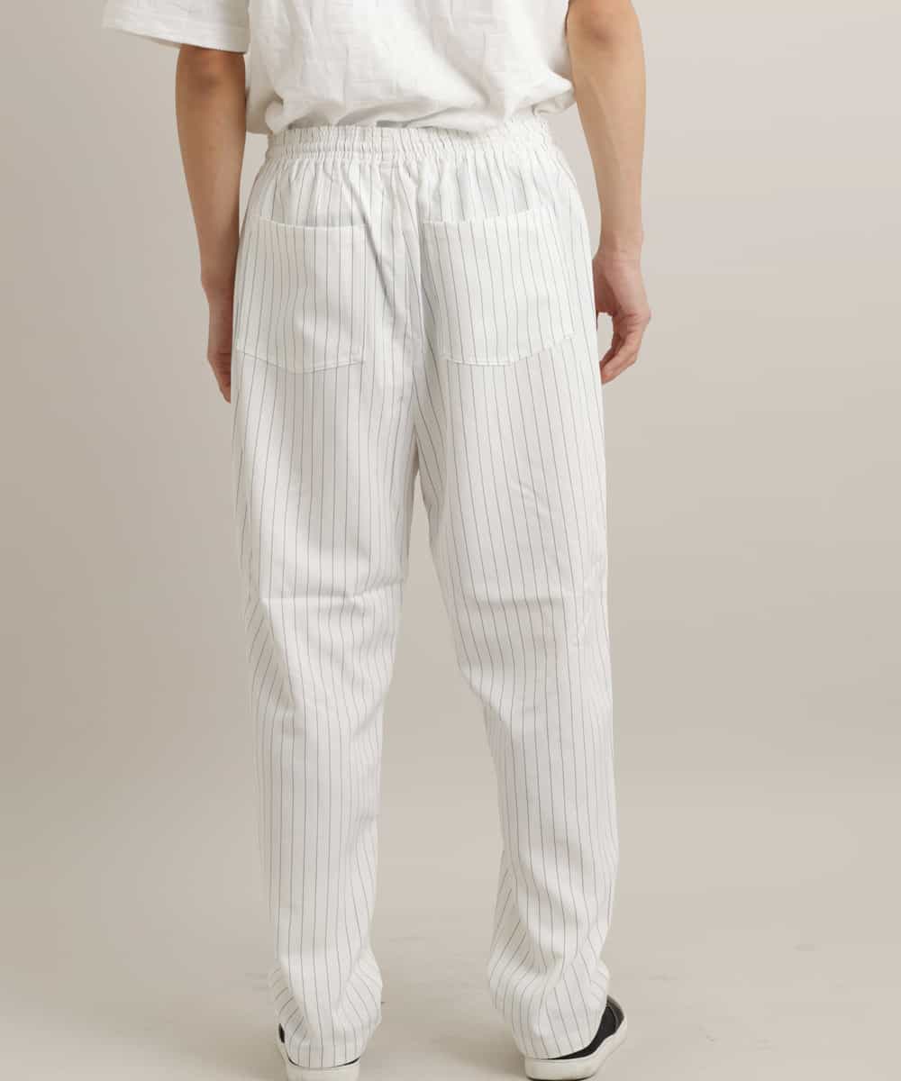 MKLGR86075 MK MICHEL KLEIN HOMME(MKミッシェルクランオム) ポリエステルワイドパンツ ホワイト