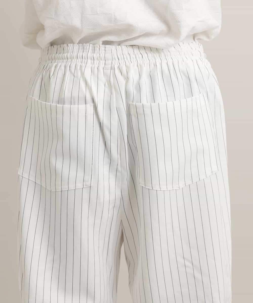 MKLGR86075 MK MICHEL KLEIN HOMME(MKミッシェルクランオム) ポリエステルワイドパンツ ホワイト