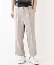 MKLGR89090 MK MICHEL KLEIN HOMME(MKミッシェルクランオム) ストレッチワイドパンツ アイボリー