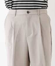 MKLGR89090 MK MICHEL KLEIN HOMME(MKミッシェルクランオム) ストレッチワイドパンツ アイボリー