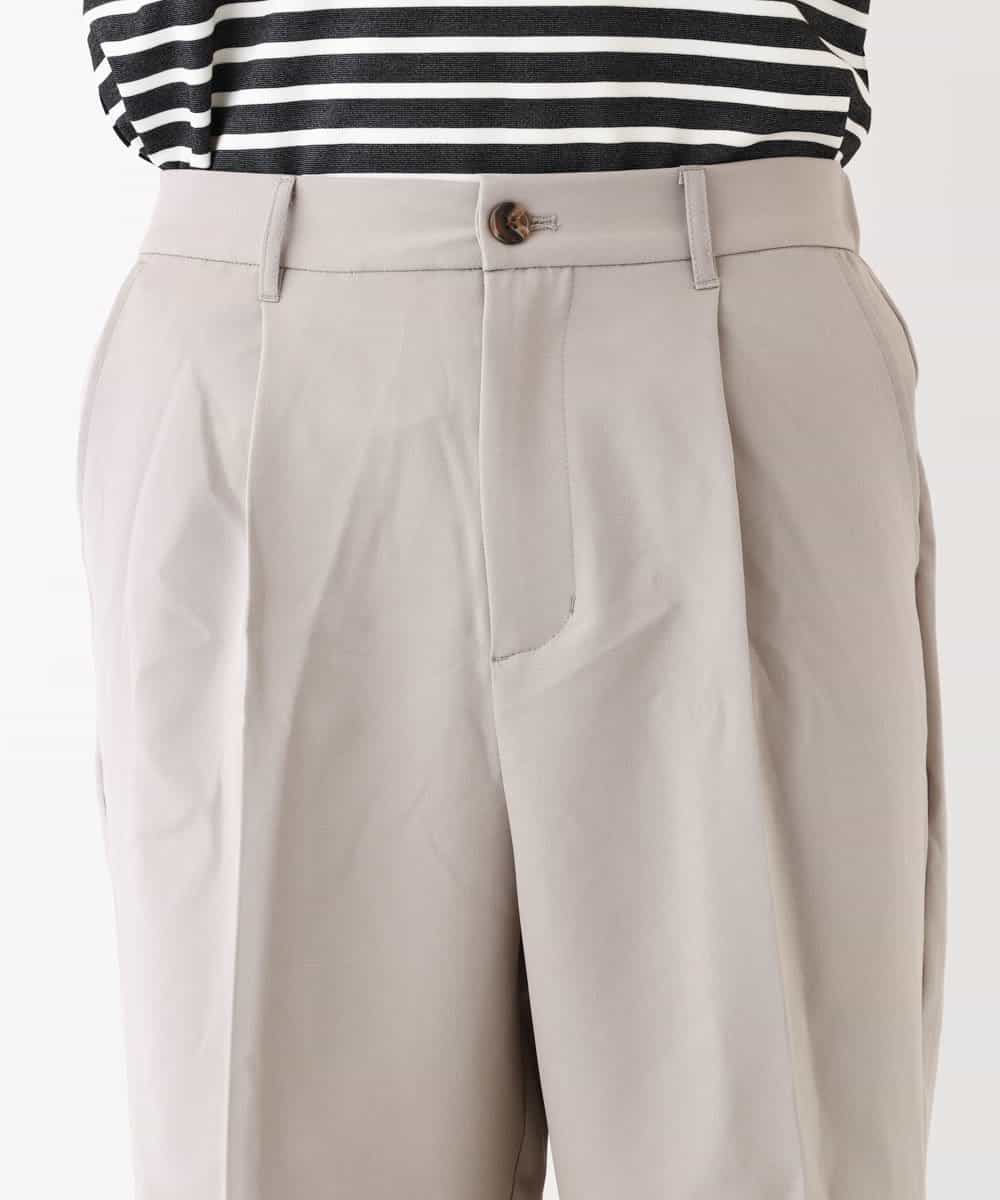 MKLGR89090 MK MICHEL KLEIN HOMME(MKミッシェルクランオム) ストレッチワイドパンツ アイボリー