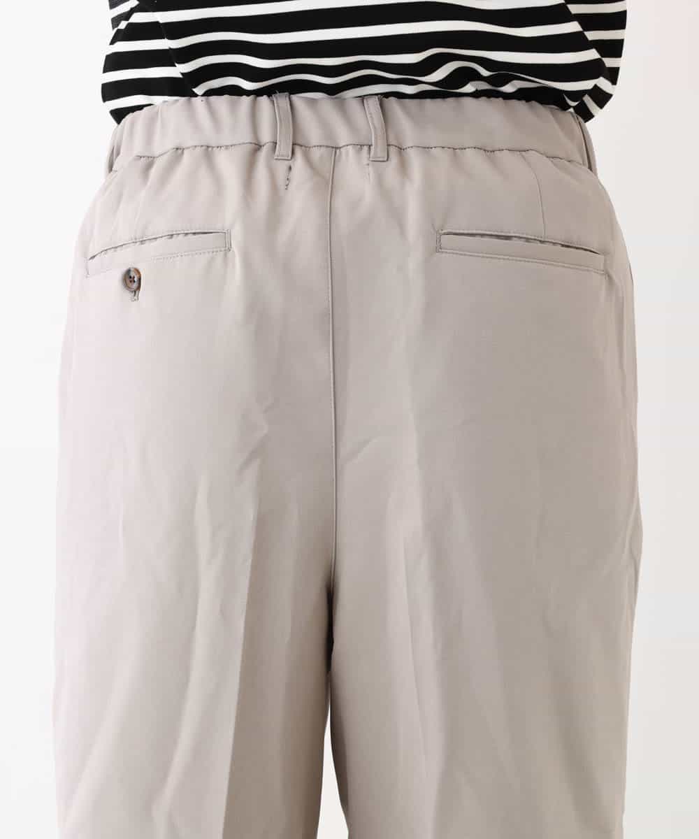 MKLGR89090 MK MICHEL KLEIN HOMME(MKミッシェルクランオム) ストレッチワイドパンツ アイボリー