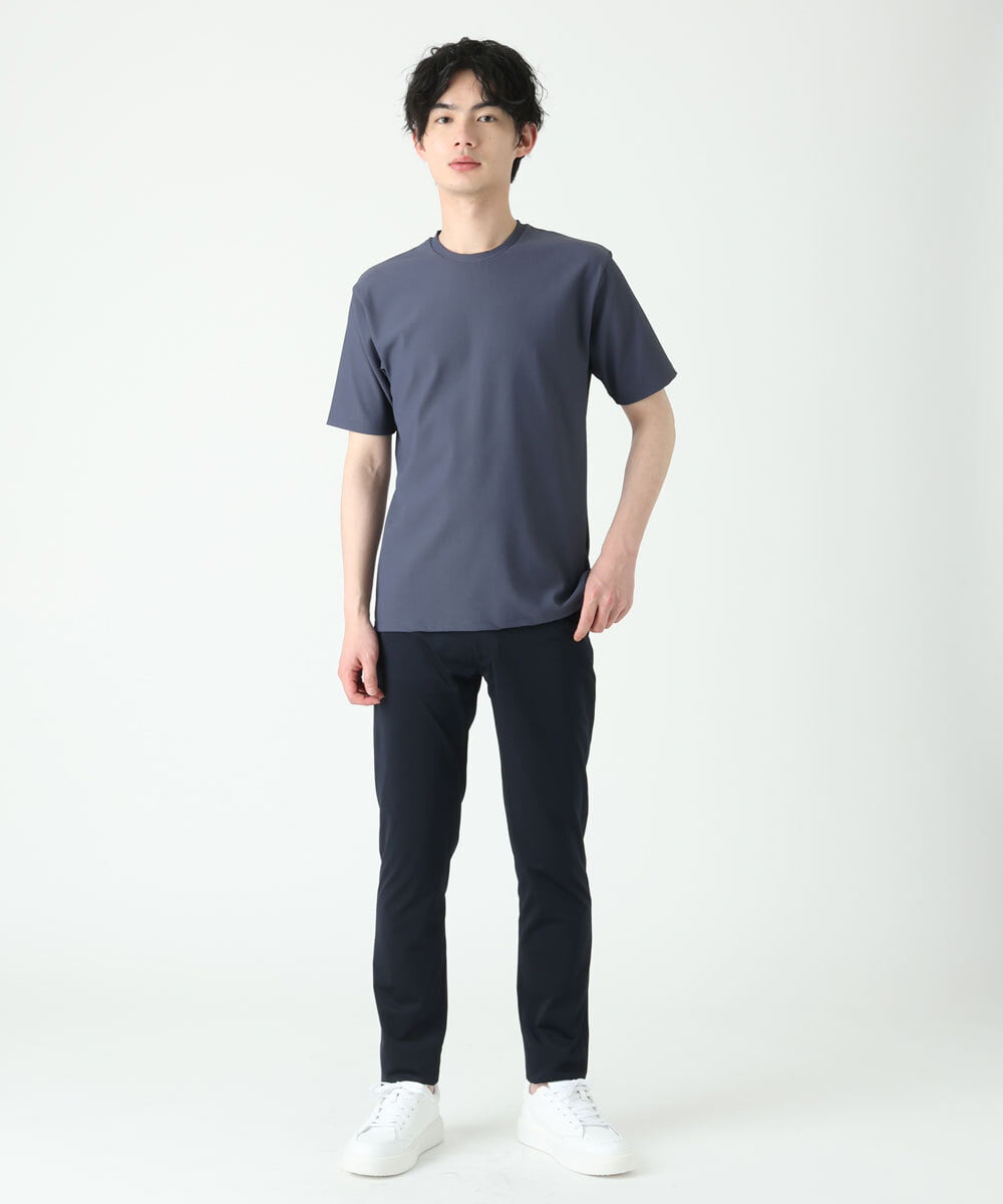 MKLGS51140 MK MICHEL KLEIN HOMME(MKミッシェルクランオム) スマートストレッチパンツ ネイビー(57)