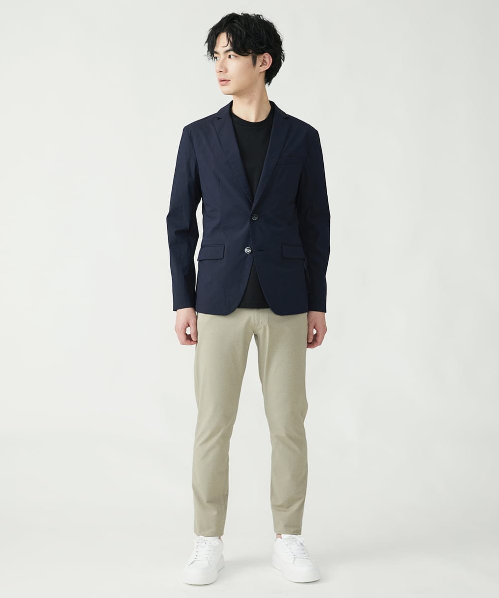 MKLGS51140 MK MICHEL KLEIN HOMME(MKミッシェルクランオム) スマートストレッチパンツ アイボリー(80)