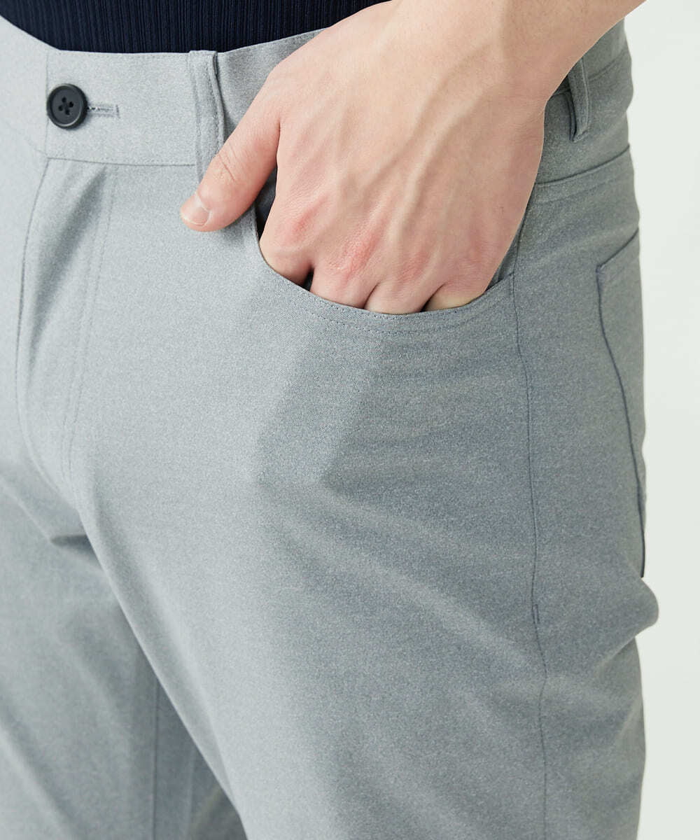 MKLGS51140 MK MICHEL KLEIN HOMME(MKミッシェルクランオム) スマートストレッチパンツ グレー(92)
