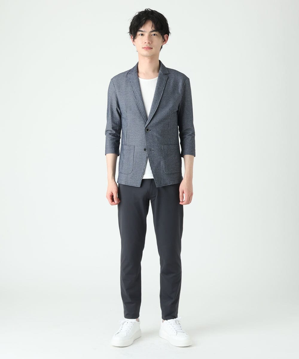 MKLGS51140 MK MICHEL KLEIN HOMME(MKミッシェルクランオム) スマートストレッチパンツ ダークグレー(93)
