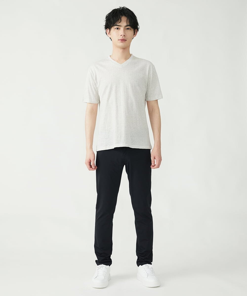 MKLGS51140 MK MICHEL KLEIN HOMME(MKミッシェルクランオム) スマートストレッチパンツ ブラック(94)