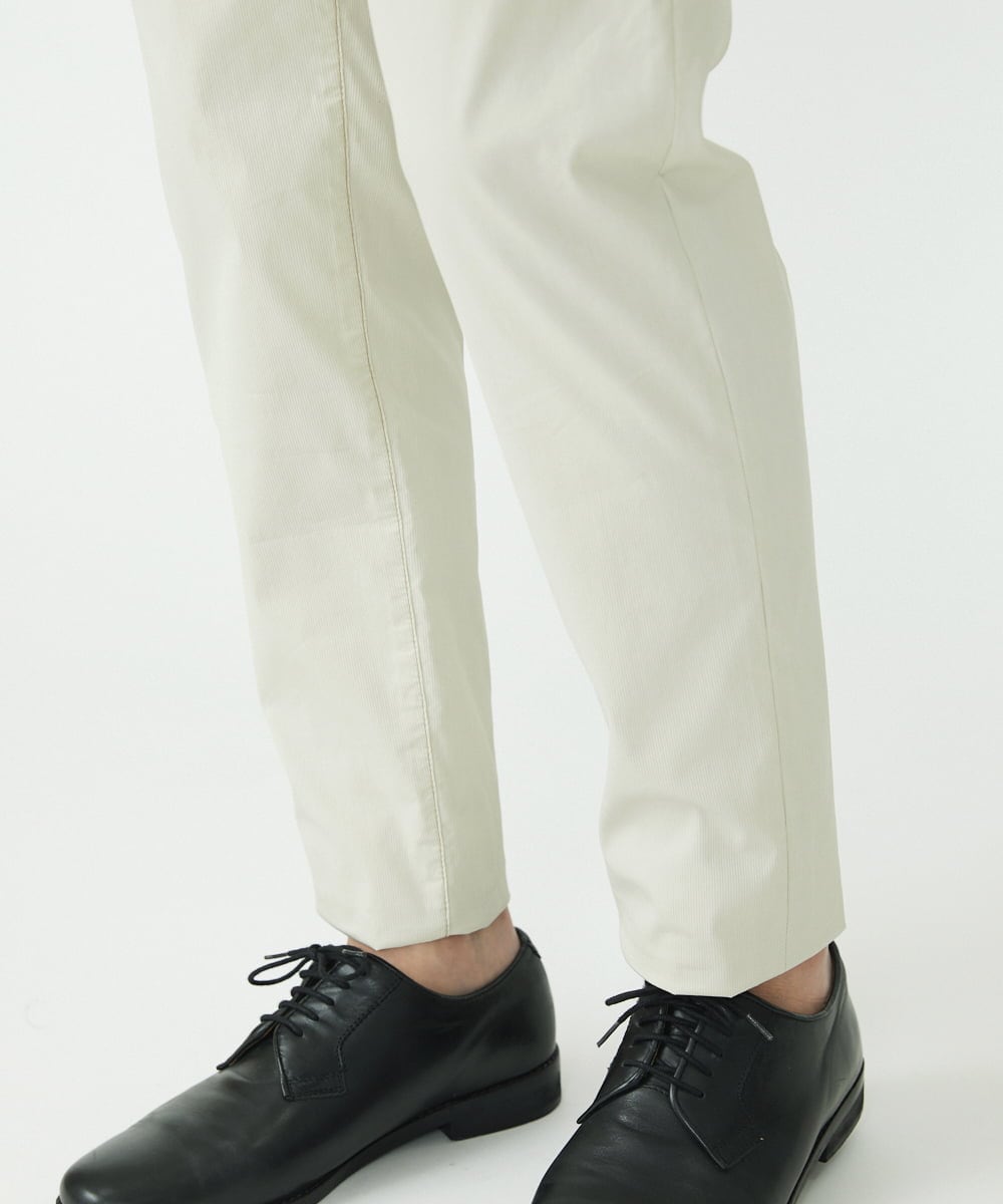 MKLGS57140 MK MICHEL KLEIN HOMME(MKミッシェルクランオム) クールマックスピケストレッチパンツ アイボリー(80)