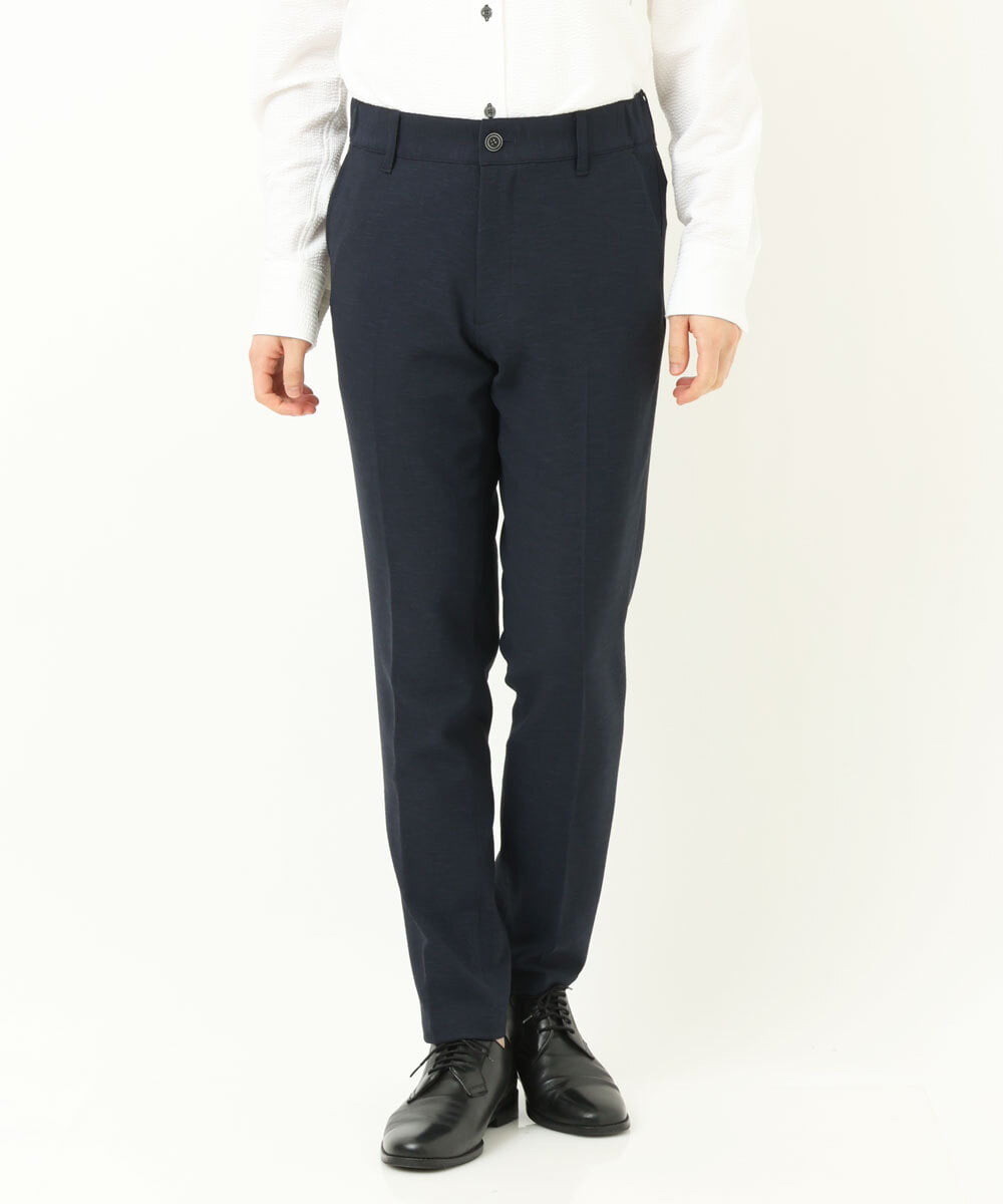 MKLGS60140 MK MICHEL KLEIN HOMME(MKミッシェルクランオム) ドライストレッチスラックス ネイビー(57)
