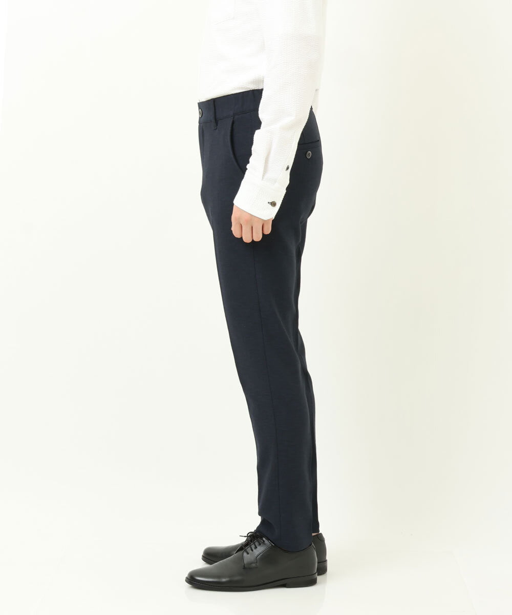 MKLGS60140 MK MICHEL KLEIN HOMME(MKミッシェルクランオム) ドライストレッチスラックス ネイビー(57)