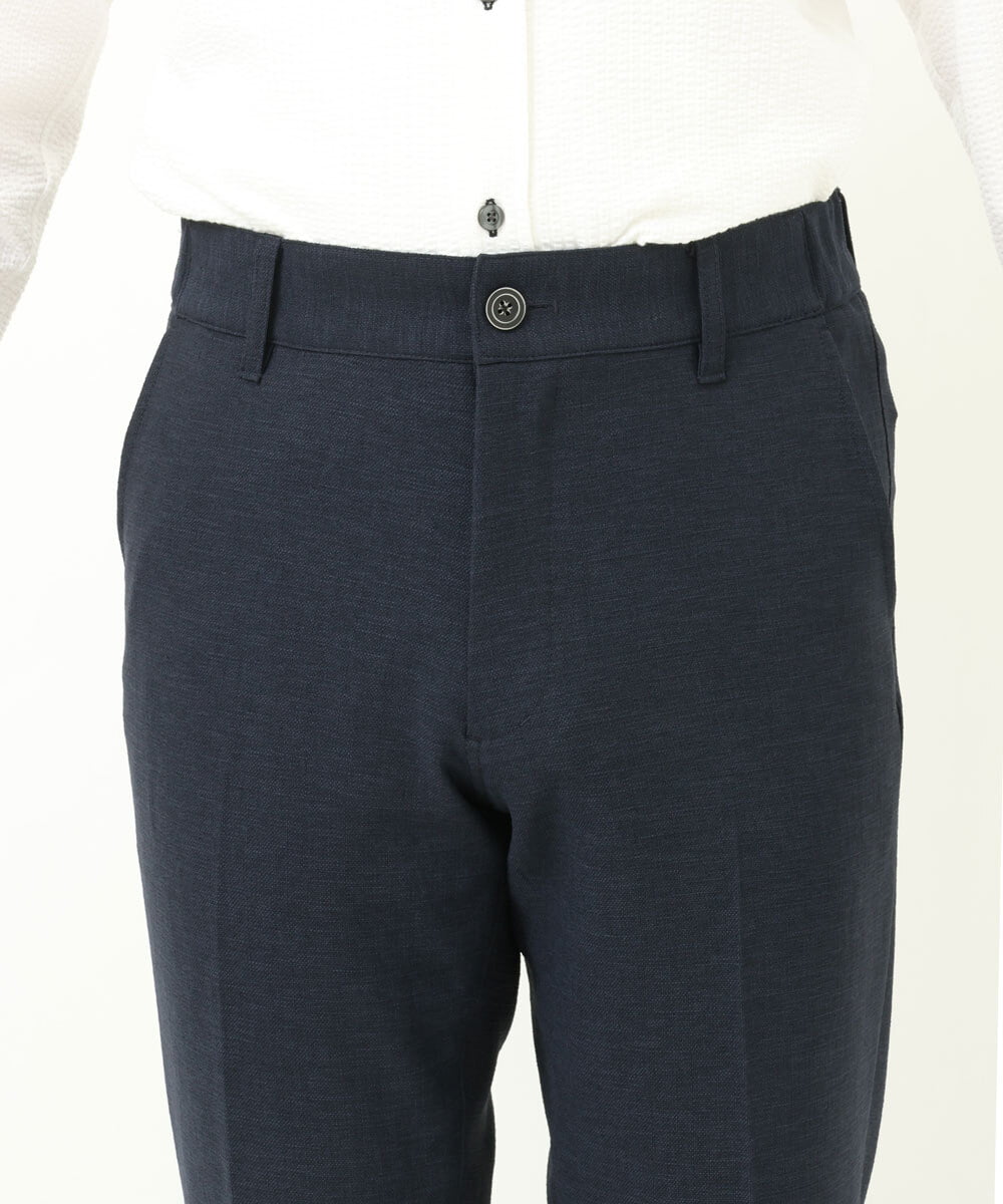 MKLGS60140 MK MICHEL KLEIN HOMME(MKミッシェルクランオム) ドライストレッチスラックス ネイビー(57)