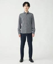 MKLGS60140 MK MICHEL KLEIN HOMME(MKミッシェルクランオム) ドライストレッチスラックス ネイビー(57)