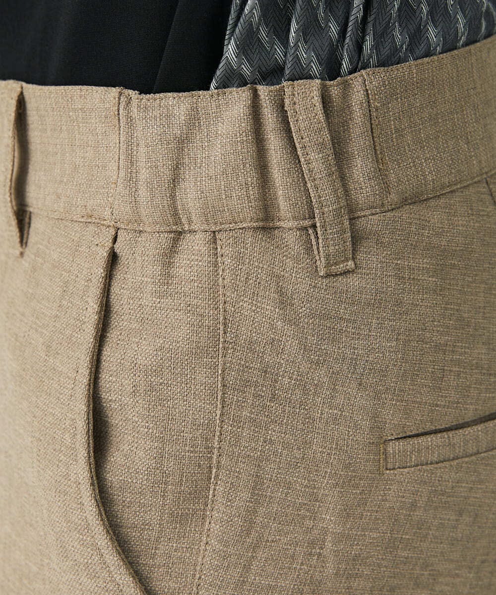 MKLGS60140 MK MICHEL KLEIN HOMME(MKミッシェルクランオム) ドライストレッチスラックス ベージュ(83)