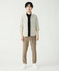 MKLGS60140 MK MICHEL KLEIN HOMME(MKミッシェルクランオム) ドライストレッチスラックス ベージュ(83)