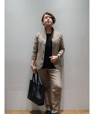 MKLGS60140 MK MICHEL KLEIN HOMME(MKミッシェルクランオム) ドライストレッチスラックス ベージュ(83)