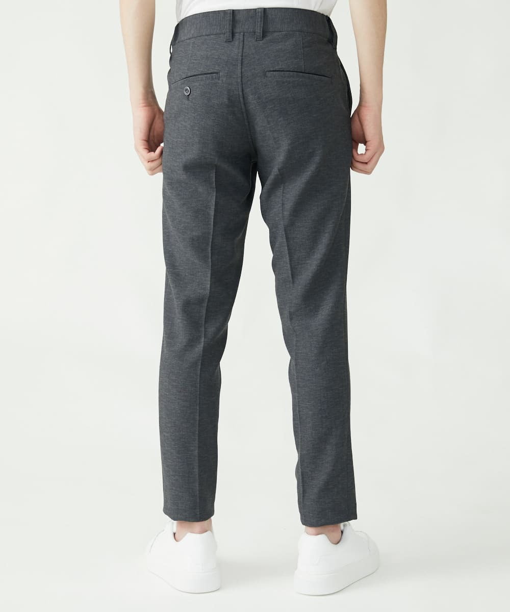 MKLGS60140 MK MICHEL KLEIN HOMME(MKミッシェルクランオム) ドライストレッチスラックス ダークグレー(93)